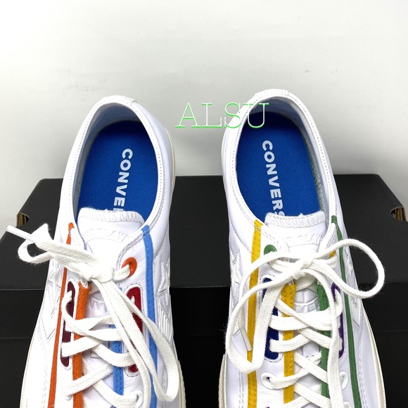 Converse Star Player Leather White Men’s Sneakers - Picture 5 of 10